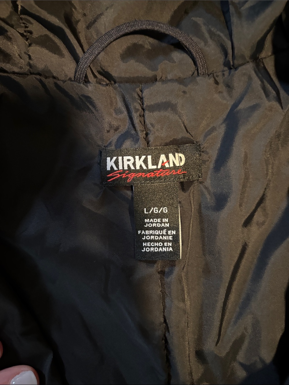 Classic Black Hooded Long Light Weight Wind/Raincoat Jacket - Picture 2 of 16